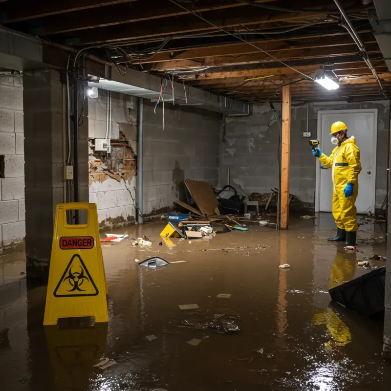 Flooded Basement Electrical Hazard in Beltrami County, MN Property
